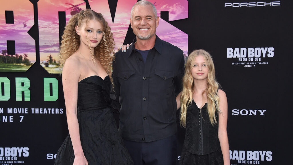 Billie Beatrice Dane, Eric Dane and Georgia Geraldine Dane t the Bad Boys: Ride or Die premiere.