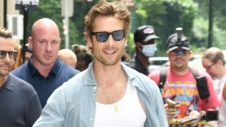 Glen Powell makes an appearance on The View.