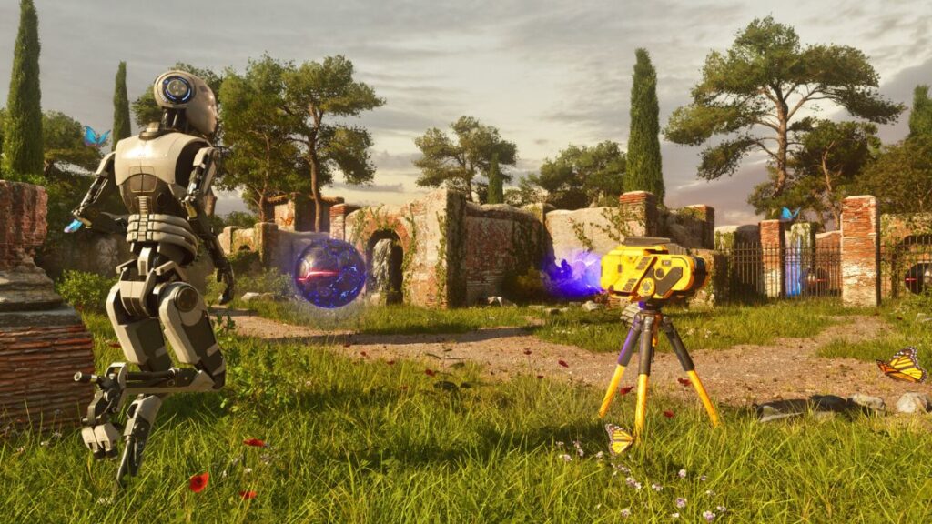 The Talos Principle: Reawakened Review – Solving the Existential Equation Android and puzzle cover image