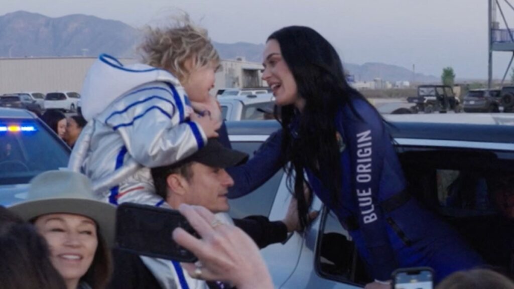 Katy Perry Blue Origin space flight