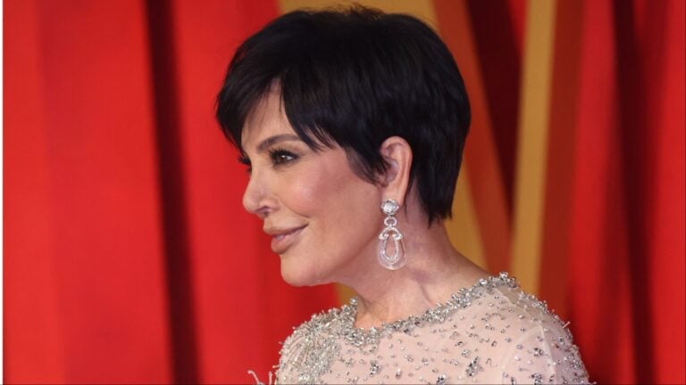 Kris Jenner arrives at the 2024 Vanity Fair Oscar Party