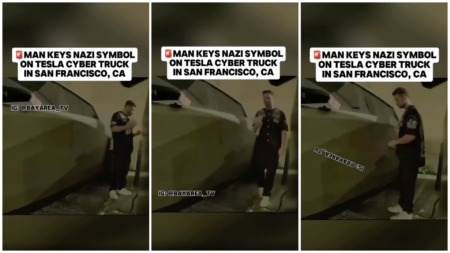 Man Caught Keying Swastikas on Two Cybertrucks in San Francisco