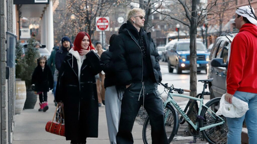 Megan Fox and Machine Gun Kelly are seen shopping