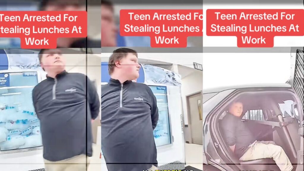 Ohio Superchain Store Parades & Arrests Teenager for Stealing 'Quarters of Chicken' & 'Fruitcups' at Work: 'For $110 of Food?'