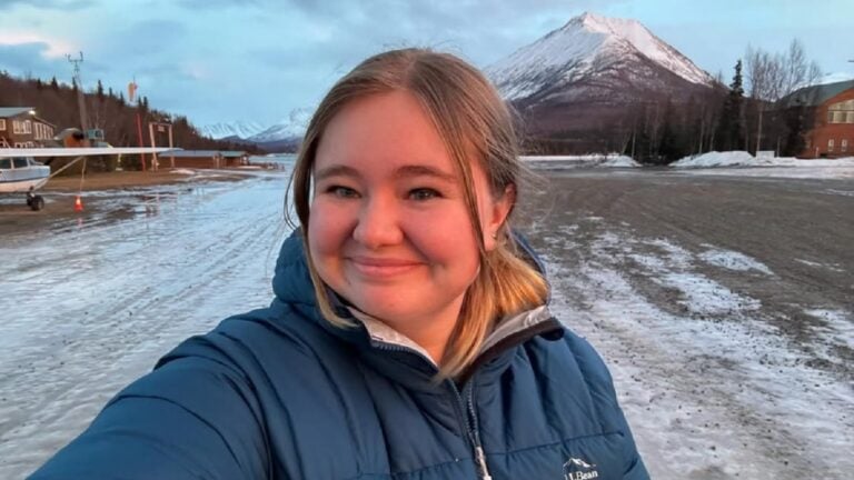 Salina Alsworth, social media influencer who has her supplies flown in to remote town in Alaska