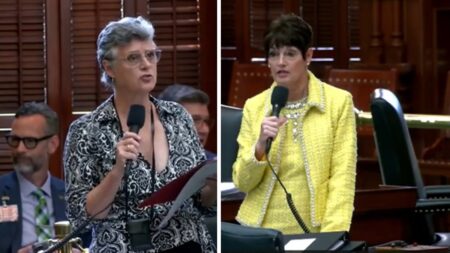 Texas Senate Flag Discussion