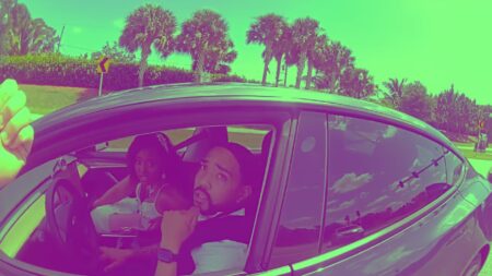 a bride and her driver are caught speeding in florida, late for her wedding day