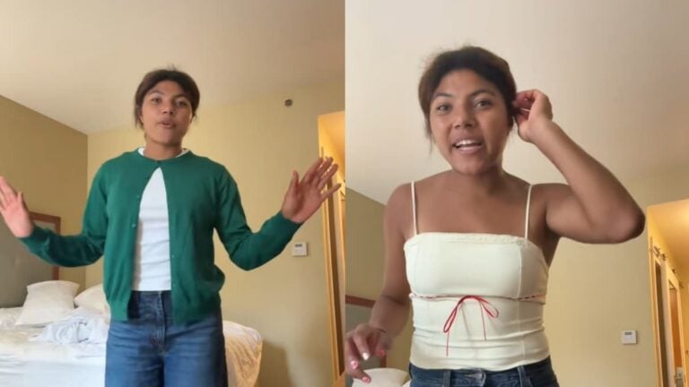 Insane California Tennis Player Wears a Bizarre Outfit: ‘Girl Just Wear Your Tennis Outfit’ A picture of California tennis player.