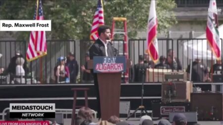 A picture of Florida Rep. Maxwell Frost.