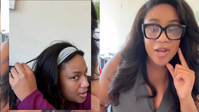 A picture of Washington woman and her braid.