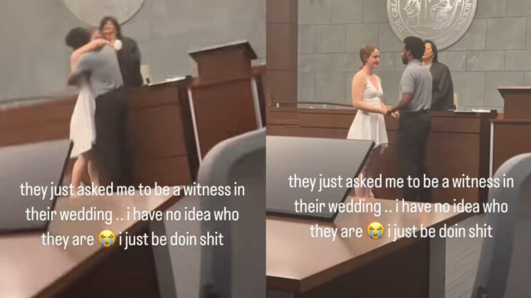 Bold North Carolina Woman Becomes a Witness In Strangers’ Wedding: ‘You Just Accepting Random Side Quests’ A picture taken by North Carolina woman.