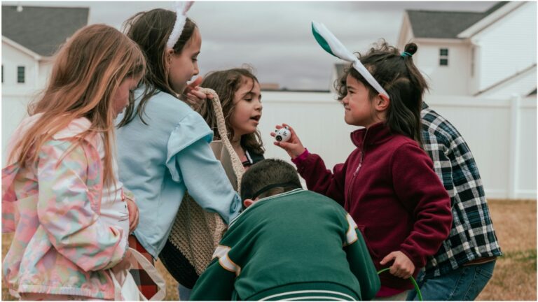 New York Mother Of 11 Reveals Massive Easter Haul Including 250 Eggs and $100 Bills: ‘Oh So You Rich Rich’ Kids during Easter egg hunt