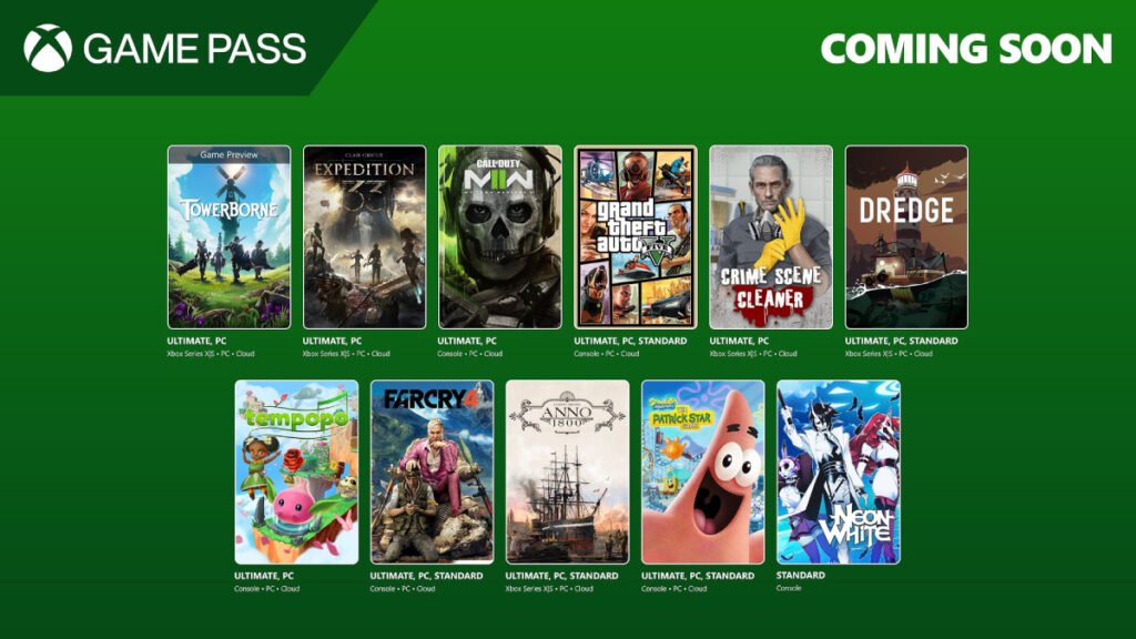 Xbox Game Pass Games for April Include GTA, Modern Warfare, Far Cry & More xbox game pass april 2025 games