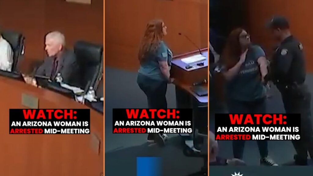 Arizona Woman Arrested for Questioning a City Official’s Pay: ‘Sue Them Into Bankruptcy’ Arizona Woman Arrested for Questioning a City Official's Pay 'Sue Them Into Bankruptcy'
