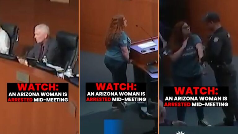 Arizona Woman Arrested for Questioning a City Official’s Pay: ‘Sue Them Into Bankruptcy’ Arizona Woman Arrested for Questioning a City Official's Pay 'Sue Them Into Bankruptcy'