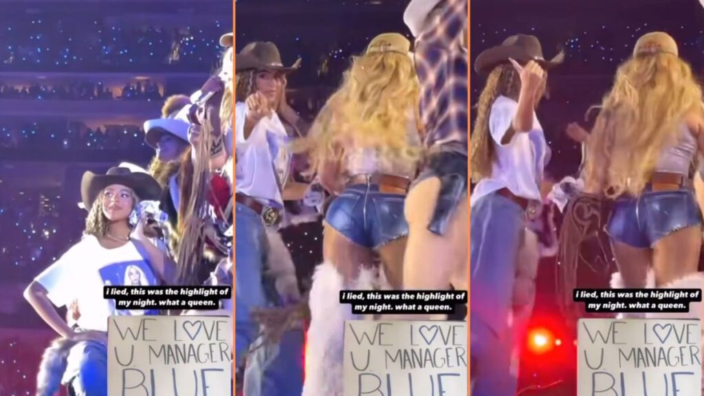 Blue Ivy Confirms She's in On the Manager Jokes During California Cowboy Carter Show 'She is in Fact Running the Entire Enterprise'