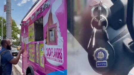 TikToker Spots ‘Ice Cream Truck’ With NYPD Keys at Brooklyn College Protest: ‘Oh That’s ICE Cream Alright'