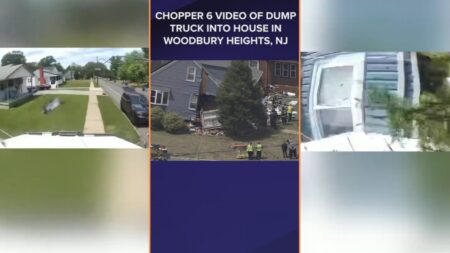 Dashcam Footage Shows Shocking Moment Dump Truck Smashes into Woodbury Heights Home 'Dude Took Out a Power Pole Like it Was a Branch'