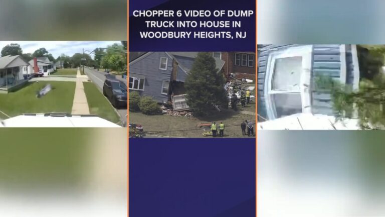 Dashcam Footage Shows Shocking Moment Dump Truck Smashes into Woodbury Heights Home: ‘Dude Took Out a Power Pole Like it Was a Branch’ Dashcam Footage Shows Shocking Moment Dump Truck Smashes into Woodbury Heights Home 'Dude Took Out a Power Pole Like it Was a Branch'