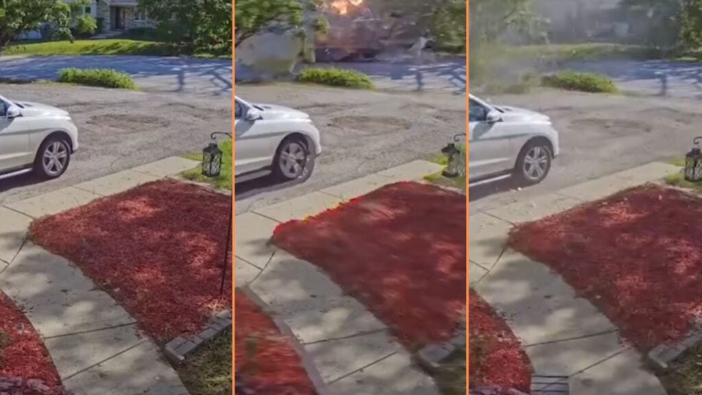 Doorbell Footage Captures the Moment Truck Explodes in Chicago Neighborhood: ‘Bruh the Truck Straight Evaporated’ Doorbell Footage Captures the Moment Truck Explodes in Chicago Neighborhood 'Bruh the Truck Straight Evaporated'