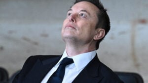 Photo of Elon Musk at Donald Trump's inauguration 2025.