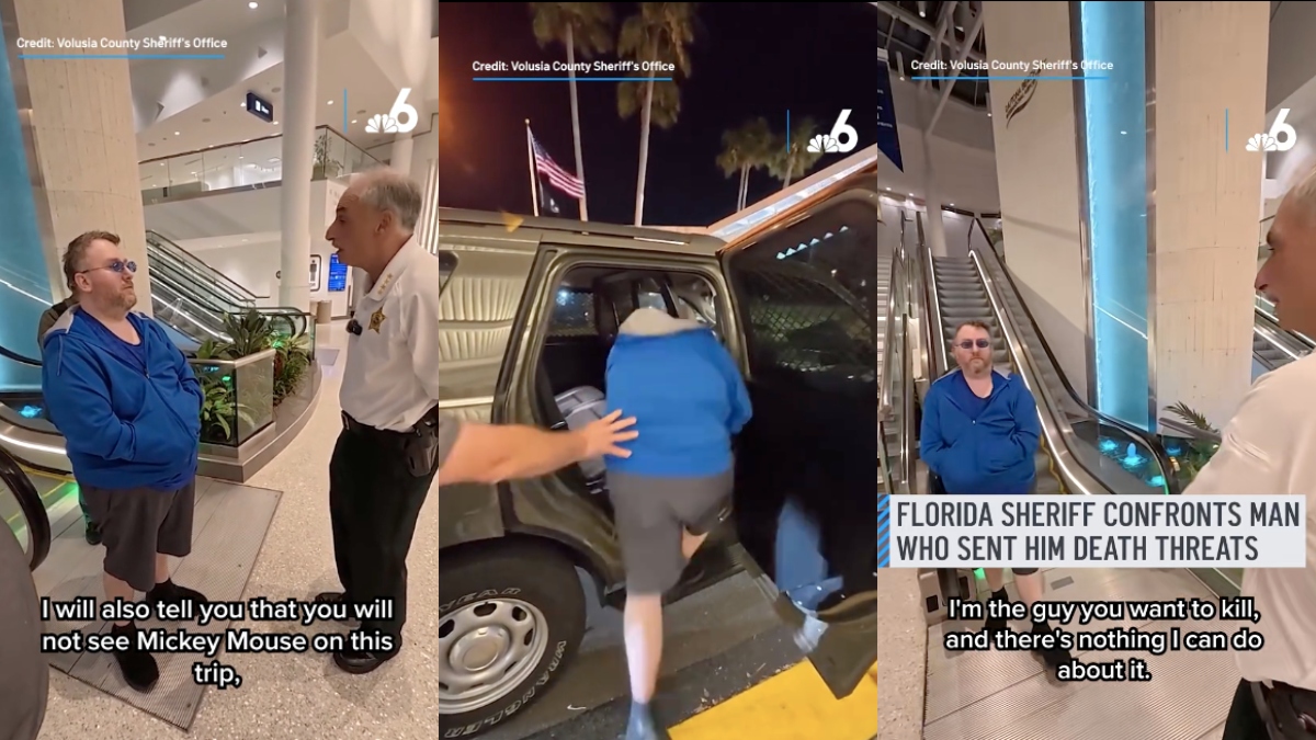 Man Who Sent Death Threats to Florida Sheriff Gets a Serious Wake up Call: ‘You Will Not See Mickey Mouse on This Trip’