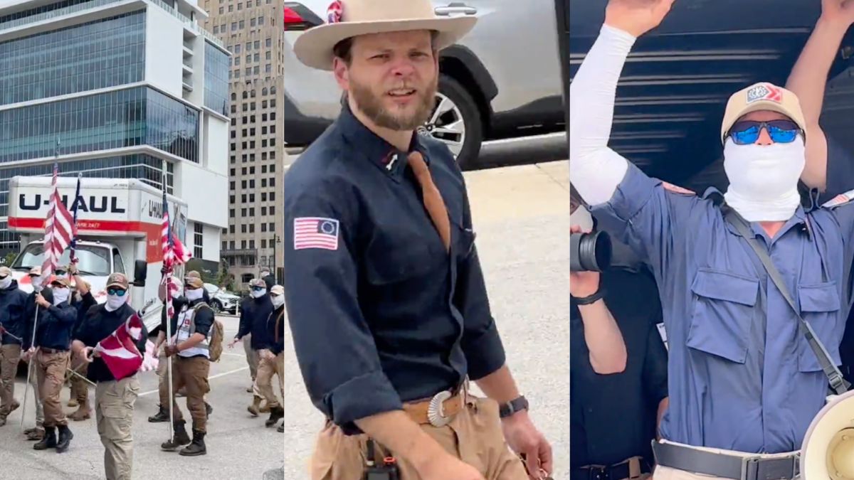 Alt-Right Group in ‘Modern KKK Uniform’ Storms Kansas City With Confederate Flags Before Piling Into U-Haul: ‘Incels on Parade’