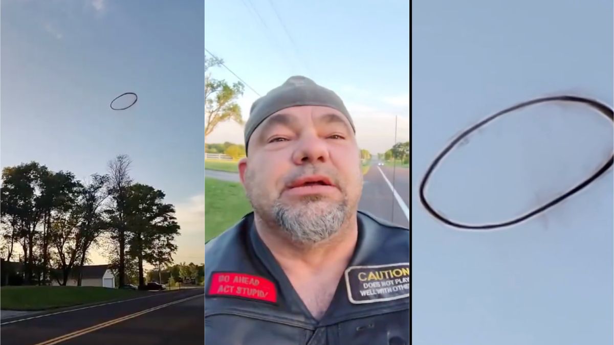 Kansas Man Bewildered by Bizzare Floating Black Ring in the Sky During Motorcycle Ride: ‘Bring Out the UFOs Already!’