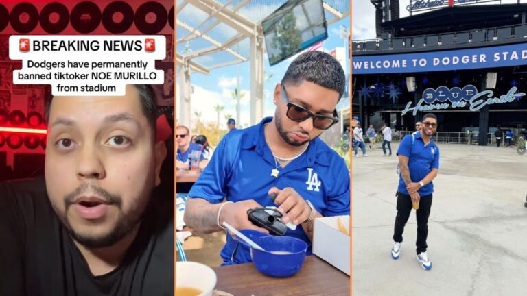 Los Angeles Dodgers Ban Popular TikToker From Stadium 'He Seriously Seems Like a Genuinely Guy'
