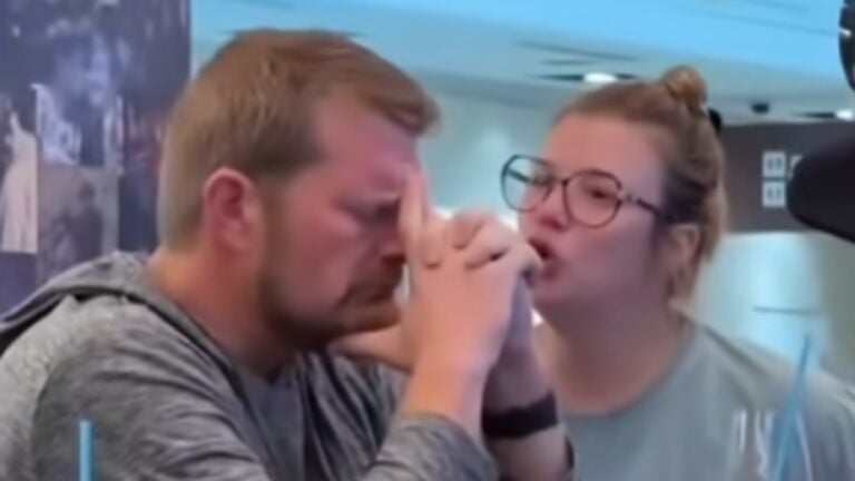 Woman screaming inside the Nashville Airport