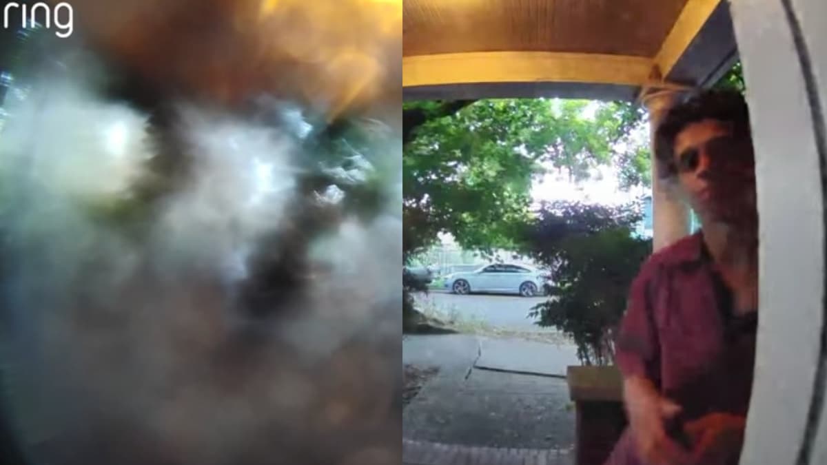 Washington Man Goes Psycho and Burns Someone’s Ring Camera: ‘Protect Yourself’