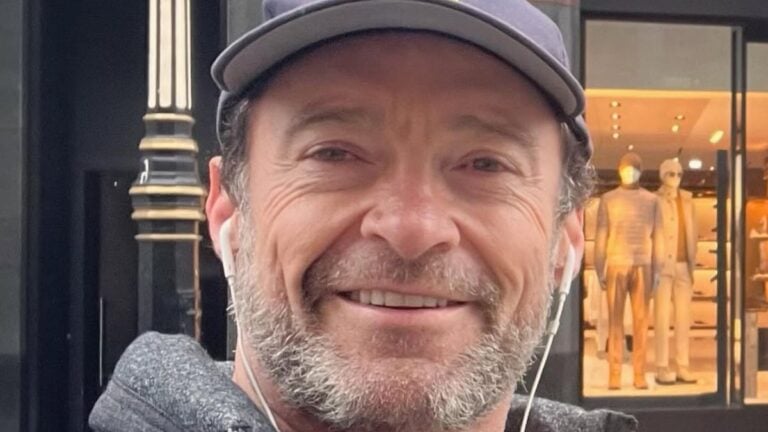 Hugh Jackman selfie