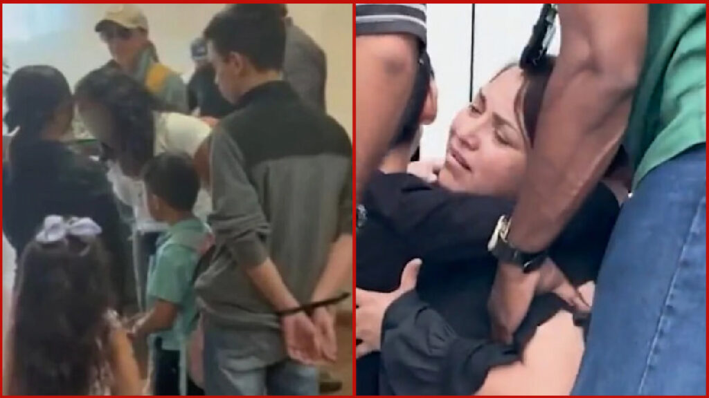 Innocent Texas Children Zip Tied by ICE As Chaos Unfolds at Immigration Court ‘This is horrifying’