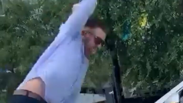 Crazed Florida Driver Karate Chops A Car In This Viral Road Rage Video Clip ‘The sassiest attack I’ve seen in a while’