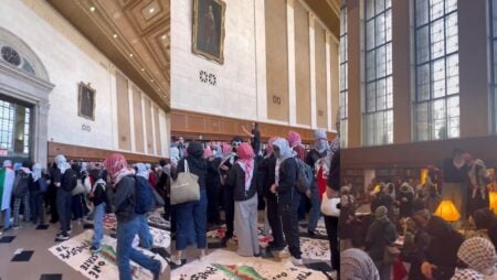University of Columbia New York Protest