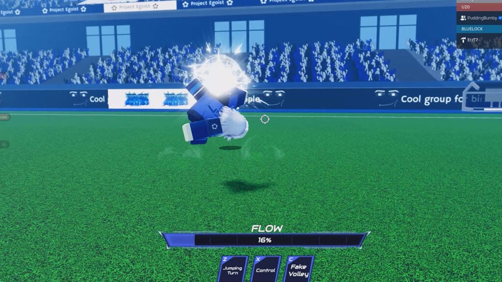 Hold M1 at an Aerial Ball to Perform a Jumping Volley