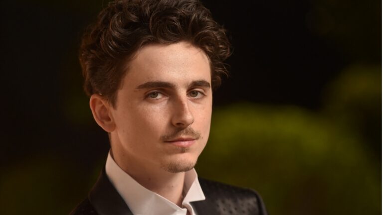 Timothee Chalamet at event