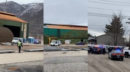 Utah police chase mail truck