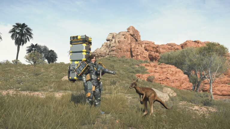 How To Capture & Rescue Animals in Death Stranding 2: On the Beach Sam and a Kangaroo