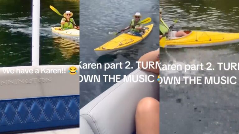 Grandma Kayaker Furiously Chases Florida Boaters for Blasting Loud Music on Lake: ‘At Least She’s Getting Her Cardio In’