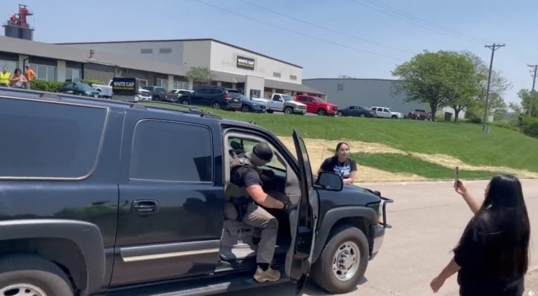 Shocking ICE Raid Sparks Outrage in Nebraska as Agents Rams Protester With Vehicle: ‘This Is No Longer the USA I Know’ ICE raid in Nebraska