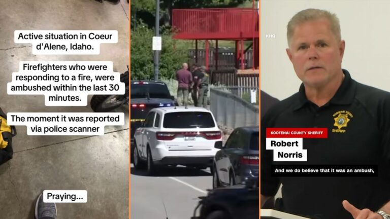 Idaho Gunman Lures Out and Ambushes First Responders 'Who Would Hurt Firefighters'