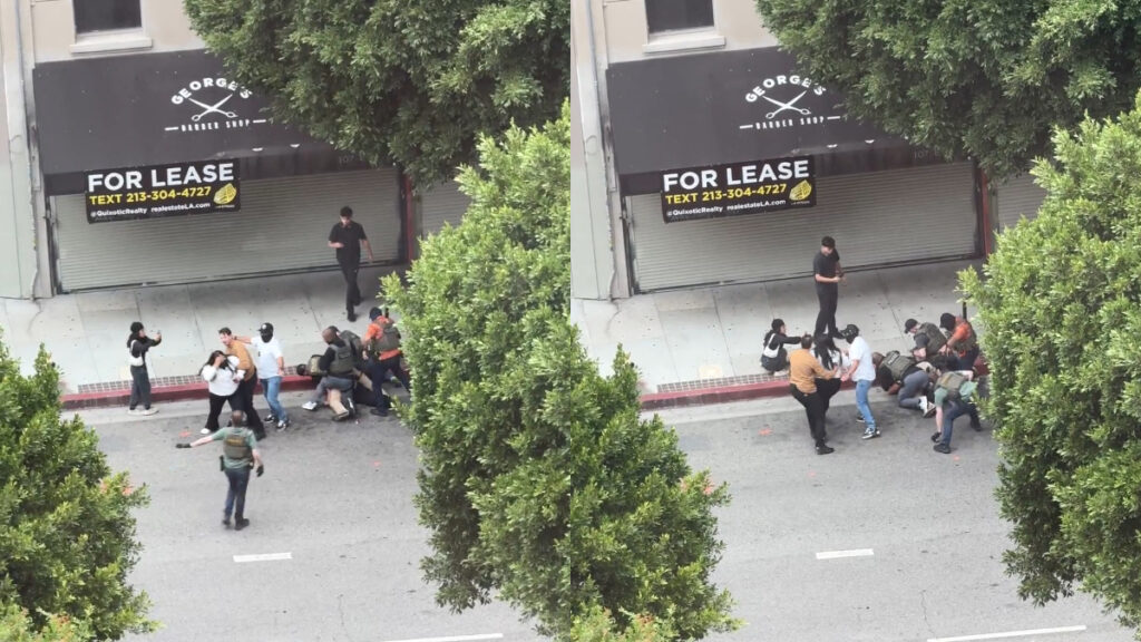 ICE and LAPD Storm Los Angeles Street Vendor Spot in DTLA Raid: ‘Are We Great Again Yet?’ ICE and LAPD Storm Los Angeles Street Vendor Spot in DTLA Raid: ‘Are We Great Again Yet?'