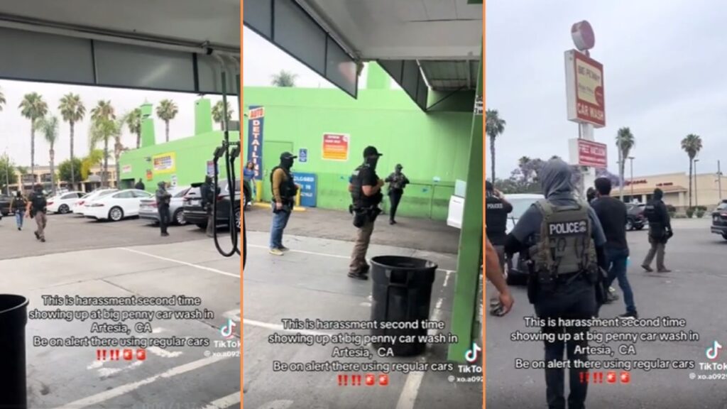 Masked Agents Try Infiltrating California Car Wash 'These Guys Just Seem Like a Goon Squad'