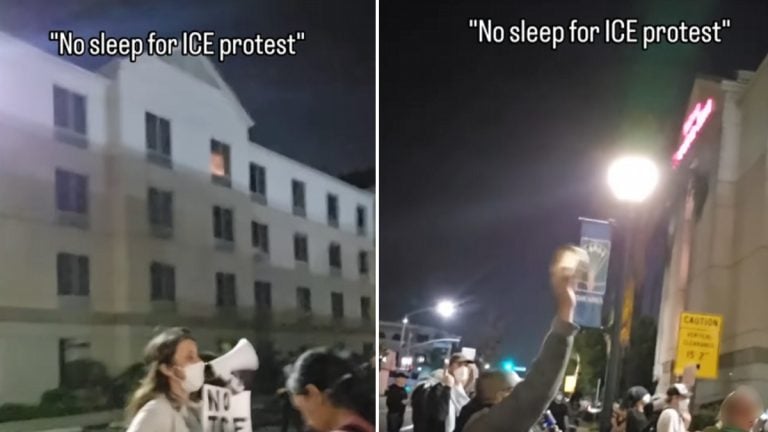 Pasadena Protesters Chase ICE Agents Away From Their Hotel, ‘Absolutely Admirable’ Pasadena ICE Protests