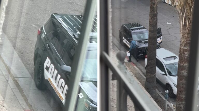 Phoenix Police Officers Getting Lunch