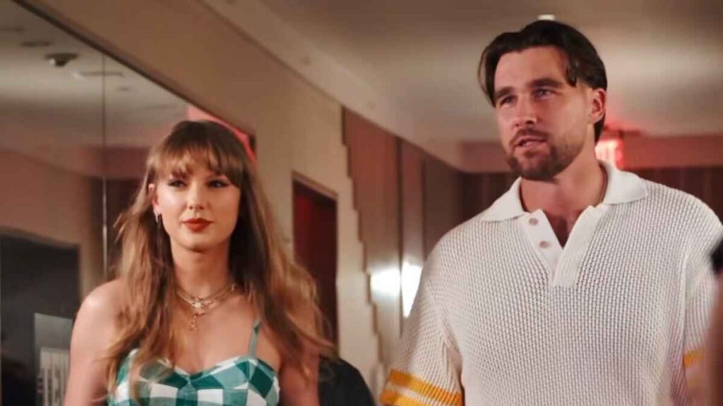 Taylor Swift and Travis Kelce Lock Lips While Making Red Carpet Debut in Nashville: ‘She Went Straight In’ Taylor Swift and Travis Kelce