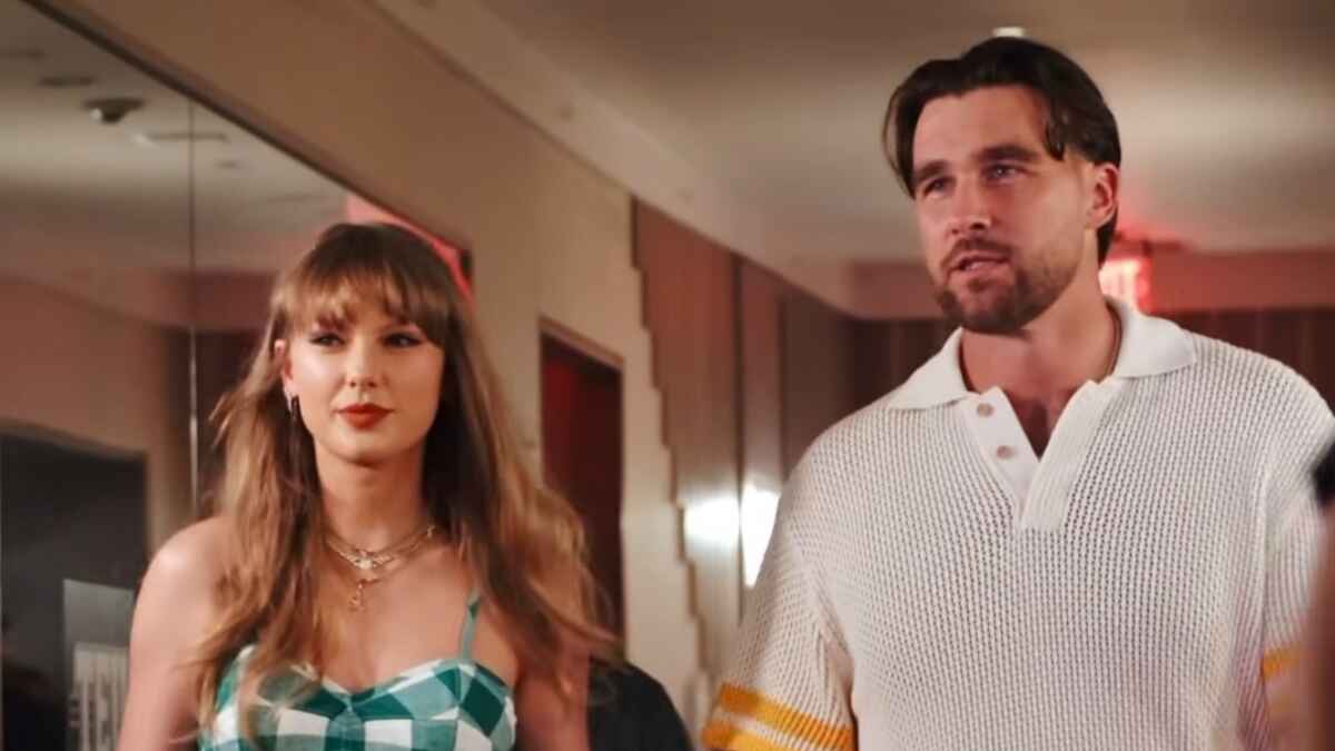 Taylor Swift and Travis Kelce Lock Lips While Making Red Carpet Debut in Nashville: ‘She Went Straight In’
