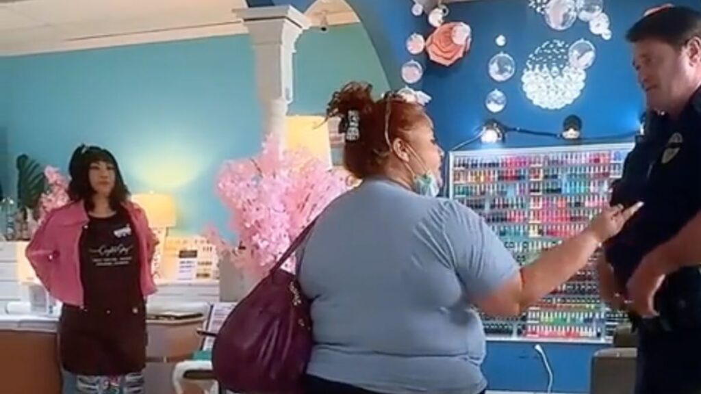 Karen Won’t Pay for Nail Service Because Texas Salon Is ‘Illegal’, but Cops Intervene: ‘She Was Expecting ICE but Got Flamed’