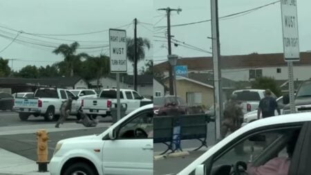 A picture of the California attack.